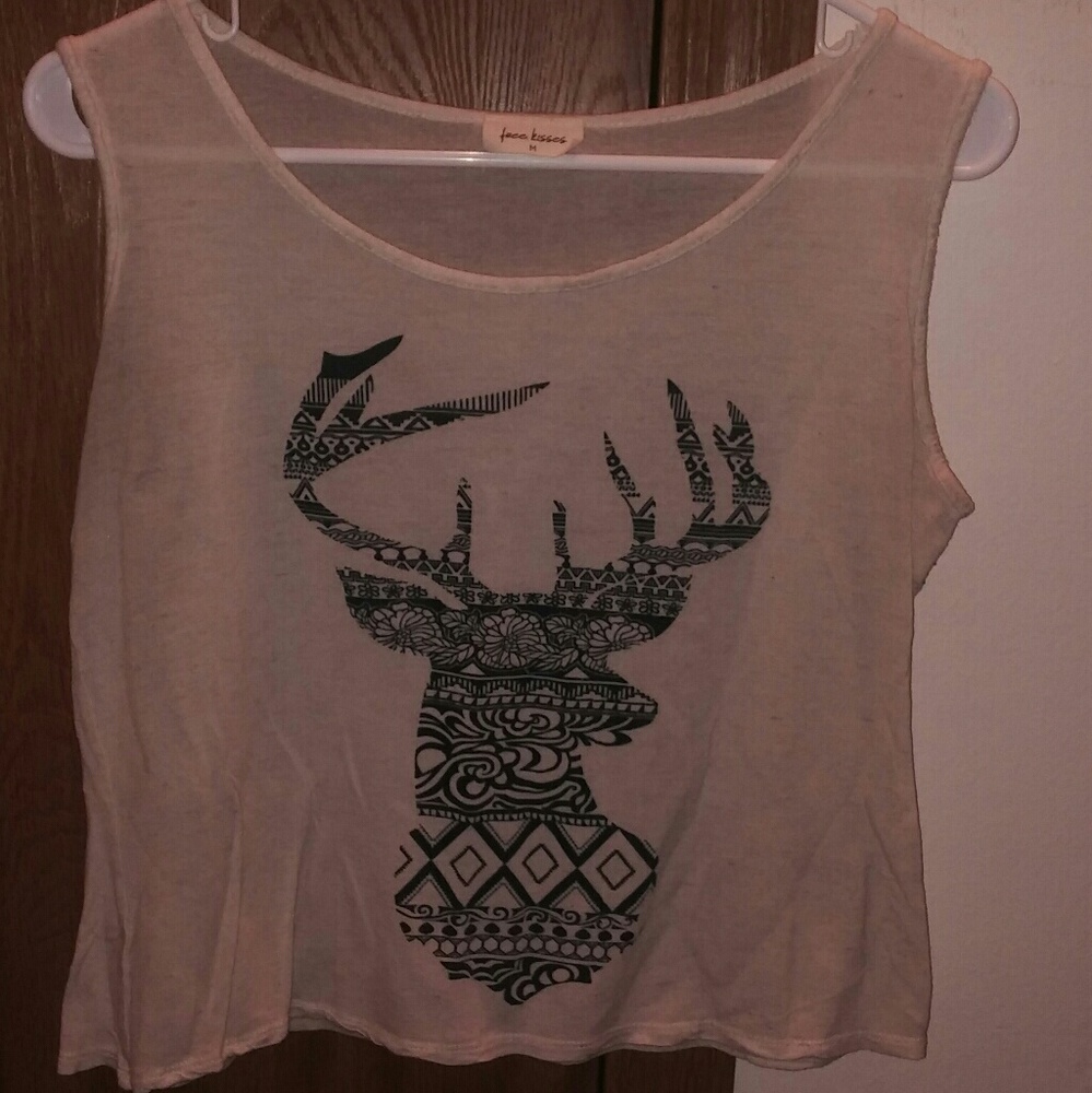 Deer head crop top.